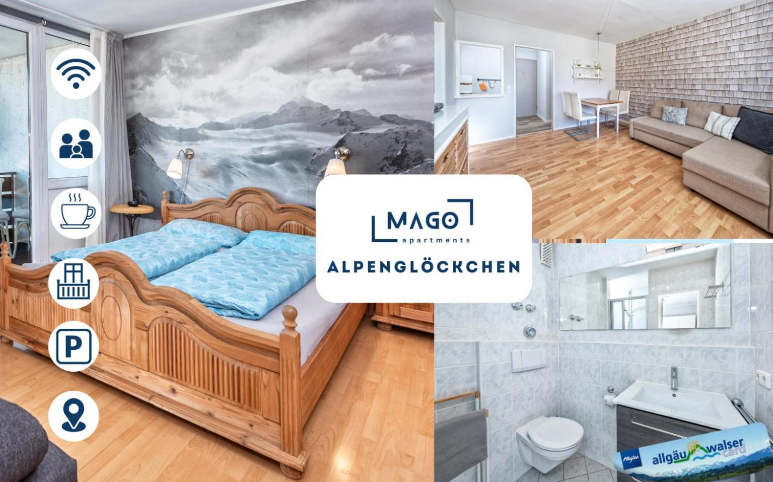 Апартаменты Alpengloeckchen Zentral Fuer 6 Оберштауфен Экстерьер фото